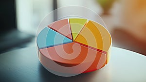 visualization animating pie chart