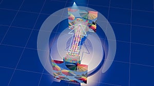 Visualization of Autoencoder for Image Denoising: From Noisy Input to Clean Output, 3D rendering