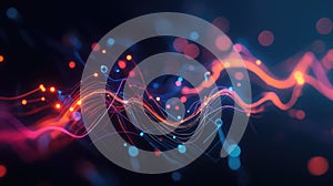 visualization blinking line chart