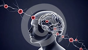 Visualization of brain activity and neural connections often