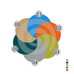 Visualization of business data, infographics.