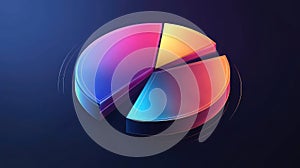 visualization flowing pie chart