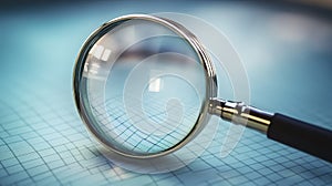 visualization graph magnifying glass