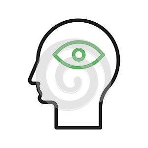 Visualization icon vector image.