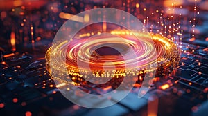 Visualization of Magnetic Fields Detected by Satellite Magnetometer