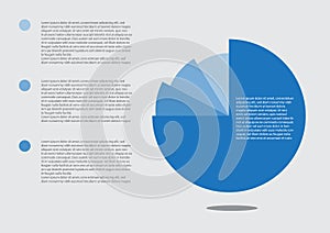 Visualization pie chart dashboard design for dashboard  and infographic presentation