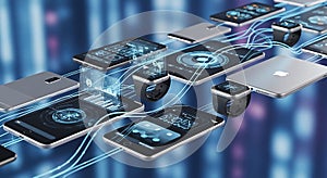 Connected smart devices and data flow technology