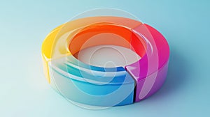 visualization spiraling pie chart