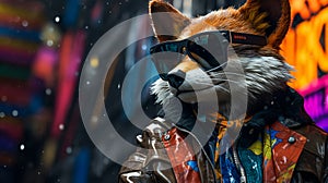 Visualize a suave fox