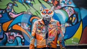 Visualize a suave fox