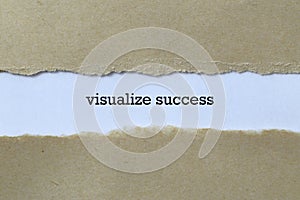 Visualize success on paper