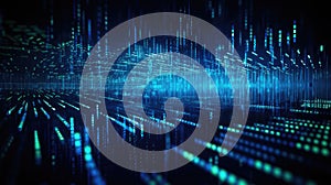 Visualizing Big Data Generated by an Clustering Algorithm in Glowing Colors