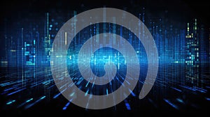 Visualizing Big Data Generated by an Clustering Algorithm in Glowing Colors