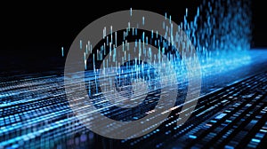 Visualizing Big Data Generated by an Clustering Algorithm in Glowing Design