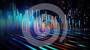 Visualizing in a 3D Bar Diagramm of Big Data Generated by an Clustering Algorithm