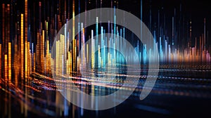 Visualizing in a 3D Bar Diagramm of Big Data Generated by an Clustering Algorithm