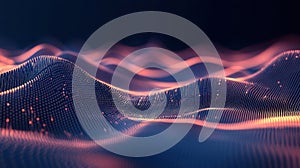 Visualizing Data, Abstract Waves of Points in Motion