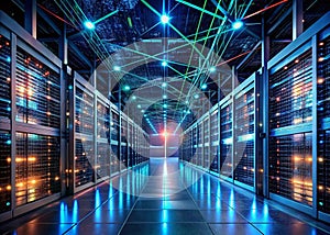 Visualizing the Digital Flow Modern Data Center Server Racks and the Internet of Things