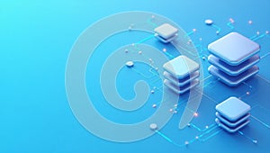 Exploring the intricate network of a data infrastructure representing cloud computing and server architecture on a