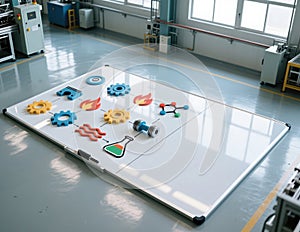 Visualizing an Industrial Workflow Process, generative ai