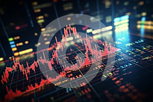 Visualizing the stock markets fluctuations through forex trading graphs