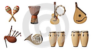 Diverse Collection of Musical Instruments