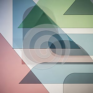 A visually appealing pattern with soft gradients and shadows