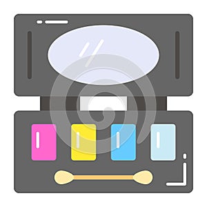 A visually appealing vector of eyeshade kit, makeup accessory photo