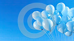 visually blue balloon background photo