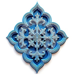 A visually captivating design featuring a luxurious Islamic architectural 3D element