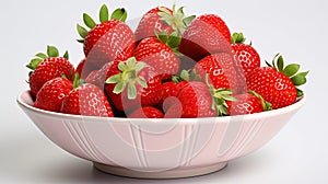 visually juicy strawberry fruit photo