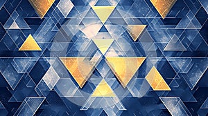 Abstract Geometric Triangle Pattern Background