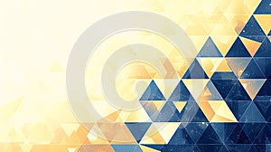 Abstract Geometric Gradient Background with Triangles