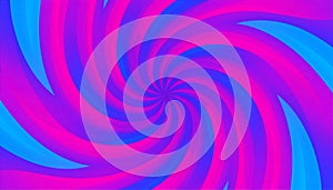 Abstract Spiral Background in Vibrant Colors