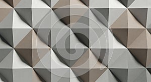 Abstract Geometric 3D Wall Texture