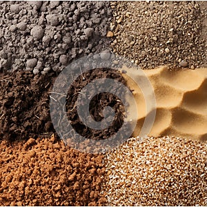 Diverse Soil and Earth Textures Generative AI