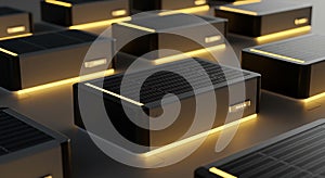 Futuristic Modular Energy Storage and AI Computing Units