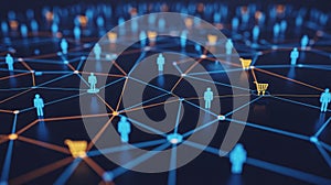 Online Shopping Network: Digital Connections and E-commerce