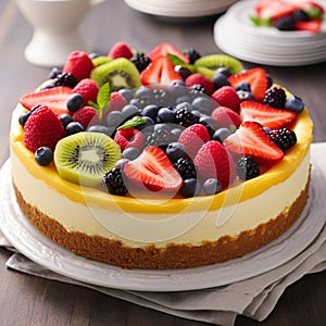 Visually Stunning Cheesecake Masterpiece