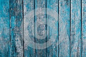 Vitage of rusty wood blue color for abstract texture background