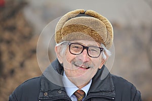 Vital elderly man