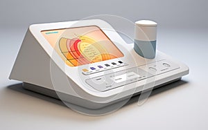 Vital Metric Analyzer isolated on transparent background.