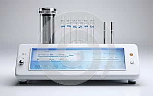 Vital Metric Analyzer isolated on transparent background.