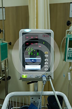 Vital sign monitor at ward