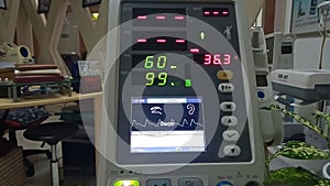 Vital Signs Monitor in Hospital