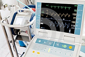 Vital Signs Monitor for Intra-Aortic Balloon Counterpulsation an