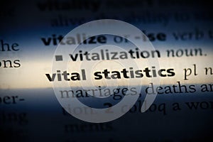 Vital statistics