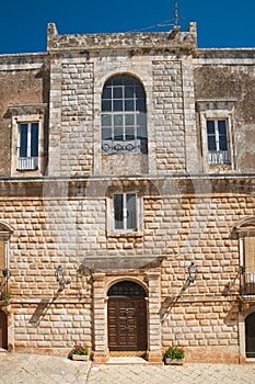 Vitale palace. Ceglie Messapica. Puglia. Italy.