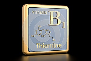 Vitamin B1, thiamine. 3d