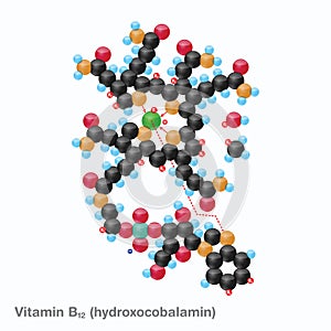 Vitamin B12 (hydroxocobalamin) Sphere